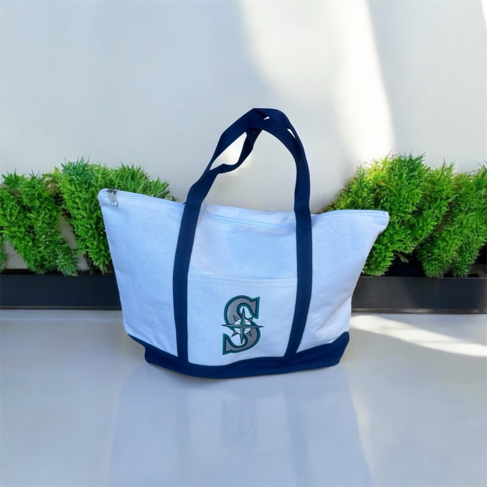 Sonic White and Blue Tote Bag New